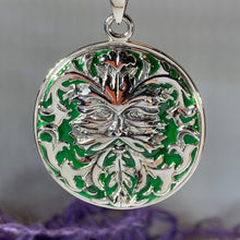 Load image into Gallery viewer, Black Forest Green Man Necklace