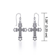 Load image into Gallery viewer, Celtic Cross Earrings