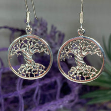 Load image into Gallery viewer, Deep Roots Tree of Life Earrings