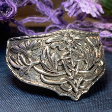 Load image into Gallery viewer, Celtic Daisy Ponytail Holder
