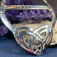 Load image into Gallery viewer, Celtic Double Heart Scarf Ring
