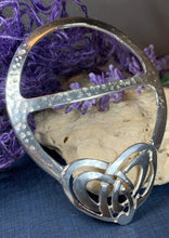 Load image into Gallery viewer, Celtic Double Heart Scarf Ring