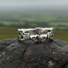 Load image into Gallery viewer, Ennis Irish Claddagh Ring in Sterling Silver