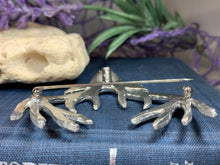Load image into Gallery viewer, Stag Brooch, Scotland Jewelry, Stag Pin, Kilt Pin, Celtic Pin, Animal Jewelry, Scottish Brooch, Scotland Pin, Nature Jewelry, Tartan Pin