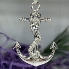 Load image into Gallery viewer, Mermaid Anchor Necklace