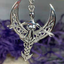 Load image into Gallery viewer, Celtic Moon Goddess Necklace