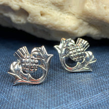 Load image into Gallery viewer, Invergarry Thistle Flower Earrings