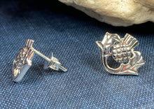 Load image into Gallery viewer, Invergarry Thistle Flower Earrings