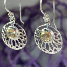 Load image into Gallery viewer, Celtic Lotus Flower Earrings
