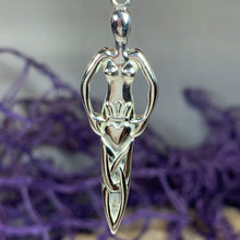 Load image into Gallery viewer, Danu Goddess Silver Necklace