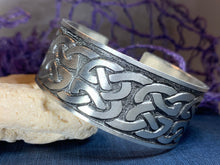 Load image into Gallery viewer, Celtic Knot Bracelet, Celtic Jewelry, Irish Bangle Bracelet, Scotland Jewelry, Ireland Jewelry, Celtic Cuff, Wife Gift, Girlfriend Gift