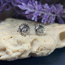 Load image into Gallery viewer, Sun Stud Earrings