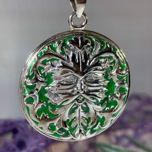 Load image into Gallery viewer, Black Forest Green Man Necklace