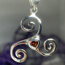 Load image into Gallery viewer, Celtic Spiral Love Necklace
