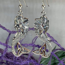 Load image into Gallery viewer, Celtic Mermaid Earrings