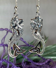 Load image into Gallery viewer, Celtic Mermaid Earrings