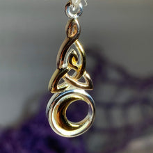 Load image into Gallery viewer, Trinity Crescent Moon Necklace