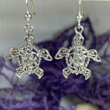 Load image into Gallery viewer, Blooming Turtle Earrings