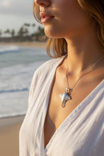 Load image into Gallery viewer, Celtic Manta Ray Necklace