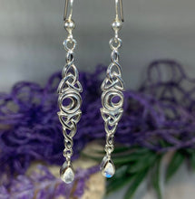 Load image into Gallery viewer, Galette Celtic Moon Earrings