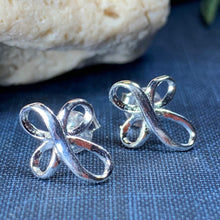 Load image into Gallery viewer, Celtic Cross Stud Earrings, Irish Jewelry, Celtic Jewelry, Anniversary Gift, Spiritual Jewelry, Cross Jewelry, Religious Jewelry, Christian