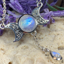 Load image into Gallery viewer, Celtic Moon Necklace
