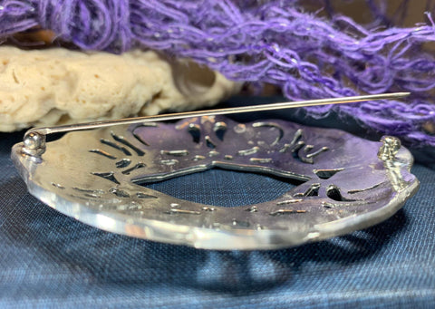 Load image into Gallery viewer, Large Celtic Birds Brooch - Handmade in Scotland