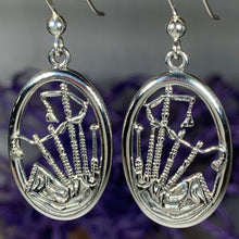 Load image into Gallery viewer, Celtic Bagpipes Earrings