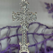Load image into Gallery viewer, Scottish Skinnet Cross Necklace
