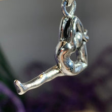 Load image into Gallery viewer, Silver Yoga Pose Necklace