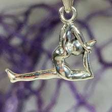 Load image into Gallery viewer, Silver Yoga Pose Necklace