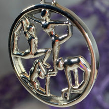 Load image into Gallery viewer, Round Yoga Pose Necklace