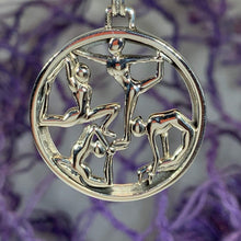 Load image into Gallery viewer, Round Yoga Pose Necklace