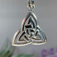 Load image into Gallery viewer, Celtic Triangle Necklace