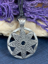 Load image into Gallery viewer, Celtic Knot Flower Necklace