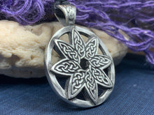 Load image into Gallery viewer, Celtic Knot Flower Necklace