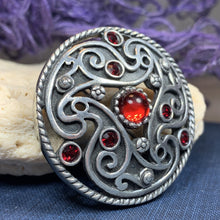 Load image into Gallery viewer, Ancient Spirals Celtic Knot Brooch