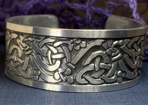 Fionn Celtic Knot Cuff Bracelet