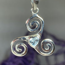 Load image into Gallery viewer, Celtic Spiral Love Necklace