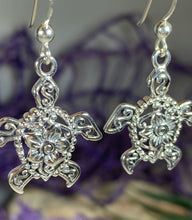 Load image into Gallery viewer, Blooming Turtle Earrings