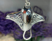Load image into Gallery viewer, Celtic Manta Ray Necklace
