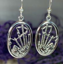 Load image into Gallery viewer, Celtic Bagpipes Earrings