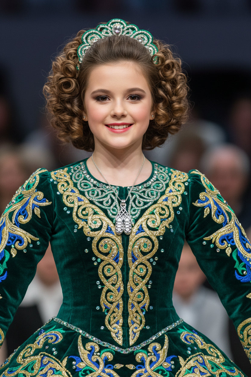 Irish Dance Shoes Necklace in Sterling Silver — view 7