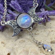 Load image into Gallery viewer, Celtic Moon Necklace