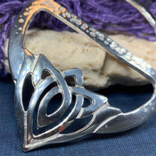 Load image into Gallery viewer, Adaira Celtic Knot Scarf Ring 02