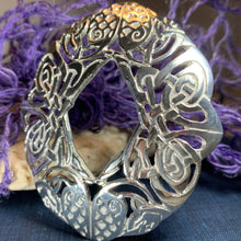 Load image into Gallery viewer, Large Celtic Birds Brooch
