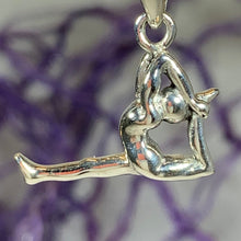 Load image into Gallery viewer, Yoga Pose Silver Necklace
