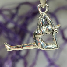 Load image into Gallery viewer, Yoga Pose Silver Necklace