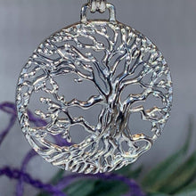 Load image into Gallery viewer, Solstice Tree of Life Silver Necklace 03