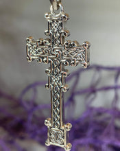 Load image into Gallery viewer, Scottish Skinnet Cross Necklace